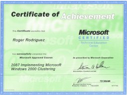 implementing microsoft windows 2000 clustering